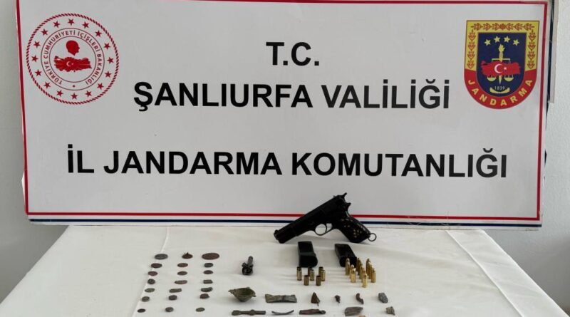 Şanlıurfa'da tarihi eser kaçakçılığı: 2 gözaltı 1
