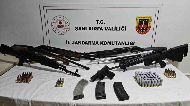 Şanlıurfa’da ruhsatsız silah operasyonu: 2 gözaltı 1