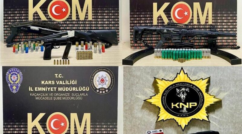 Susuz’da silah ve mühimmat ele geçirildi 1