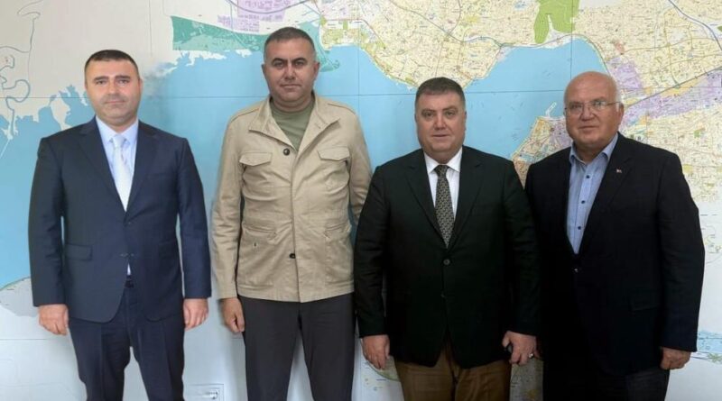 Taksicilerden Emniyet'e teşekkür ziyareti 1