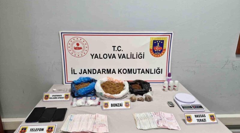 Yalova’da uyuşturucu operasyonunda 2 tutuklama 1