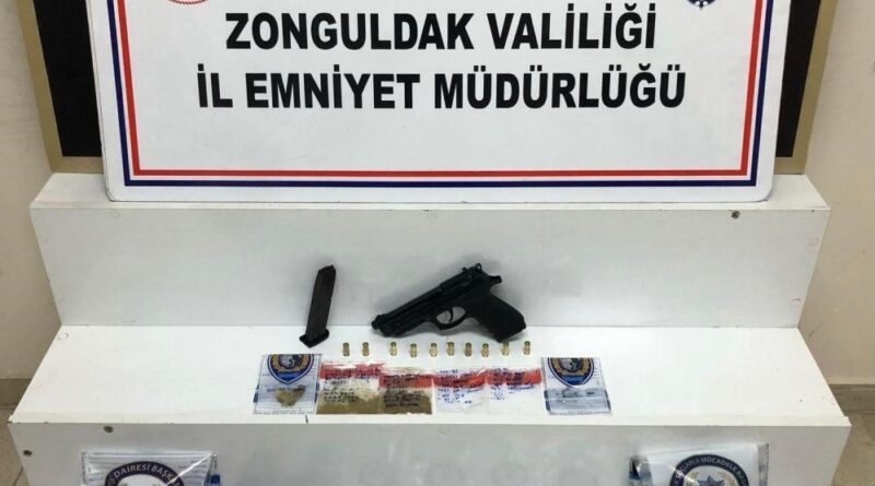 Zonguldak'taki uyuşturucu operasyonunda 2 şüpheli gözaltında 1