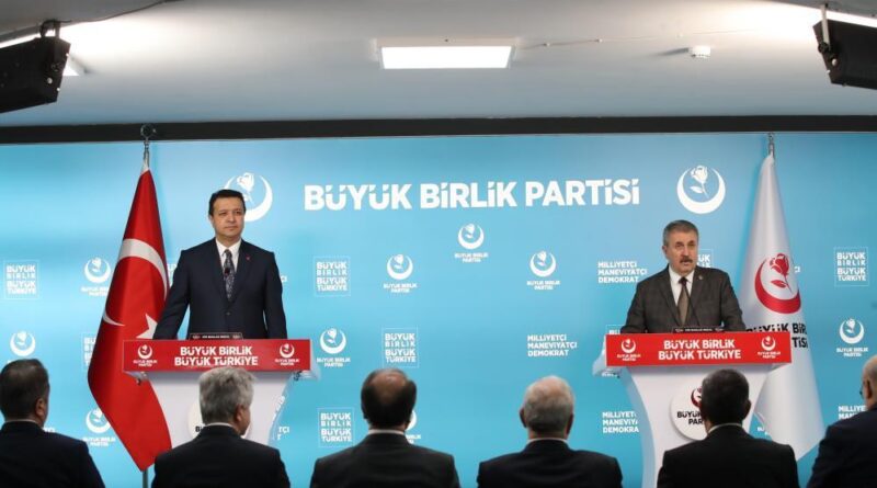 BBP Genel Başkanı Destici, Saadet Partisi Genel Başkanı Arıkan ile bir araya geldi 4