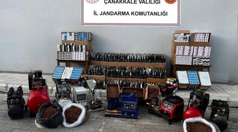 Çanakkale’de Jandarmadan kaçak tütüne geçit yok 1