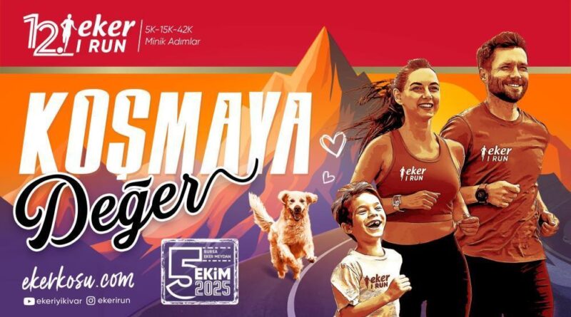 Eker I Run bu yıl "Koşmaya Değer" mottosuyla gerçekleştirilecek 1