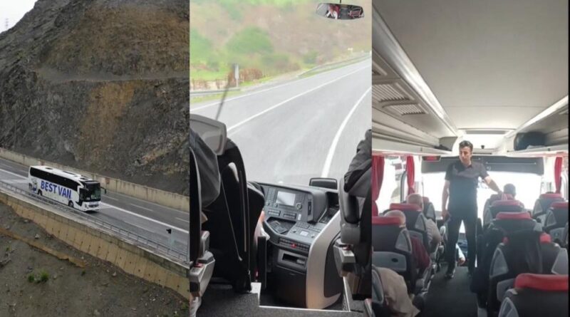 Hakkari'de yolcu otobüslerine denetim 1