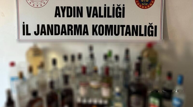 Jandarmadan sahte alkol baskını 1