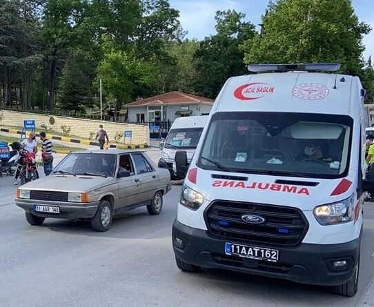 Kontrolden çıkan motosiklet devrildi, sürücüsü yaralandı 1