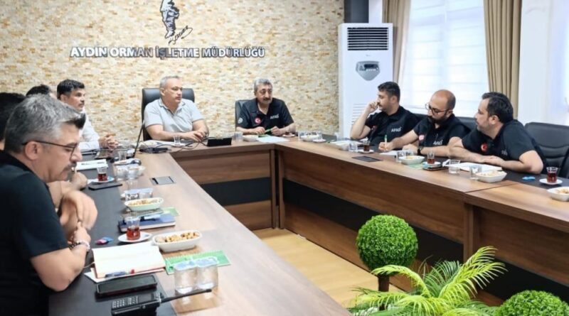 Orman yangını riskine karşı bir araya geldiler 3