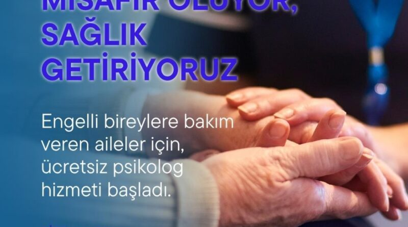 Söke Belediyesi’nin ücretsiz psikolog desteği, engelli bireylerin evlerinde verilecek 1