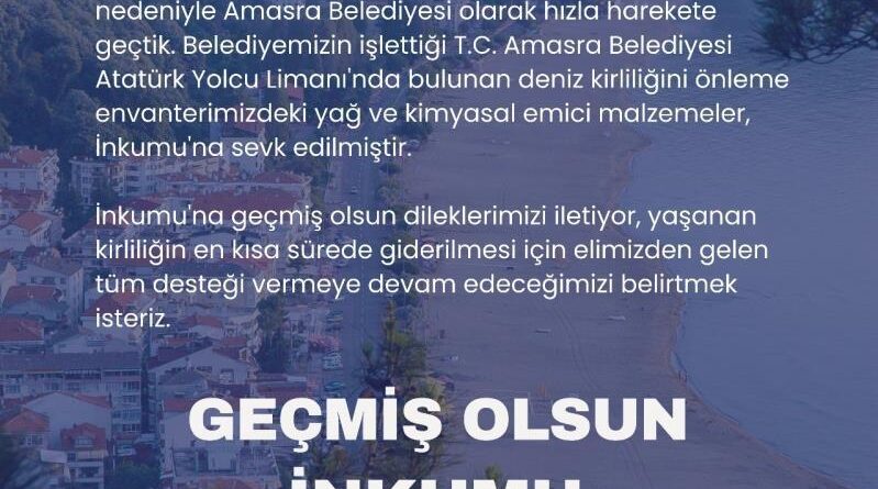 Amasra'dan İnkumu'na malzeme desteği 1