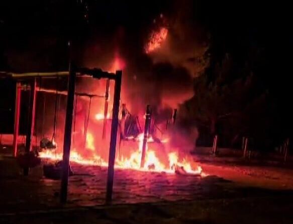 Amasya’daki çocuk parkı yangınında 4 gözaltı 1