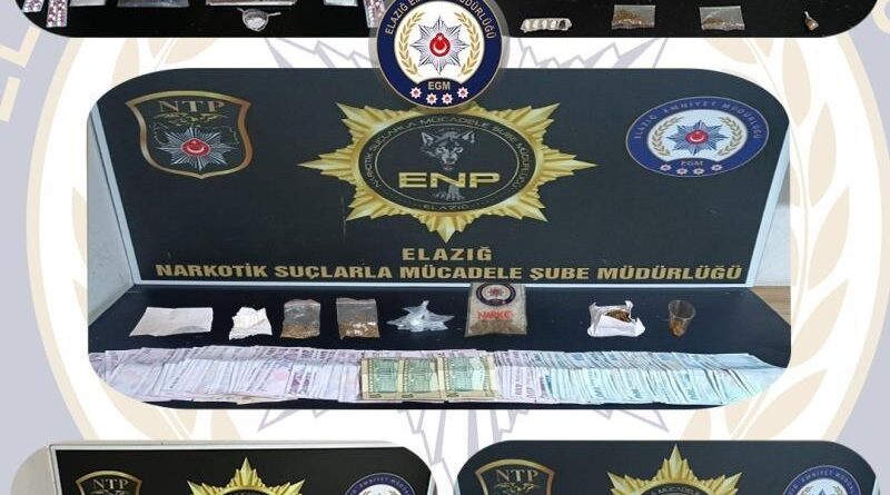 Elazığ’da uyuşturucu operasyonu: 11 tutuklama 1