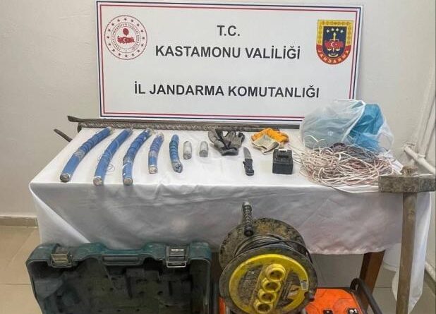 Kastamonu’da define avcılarına suçüstü baskın: 2 tutuklama 1
