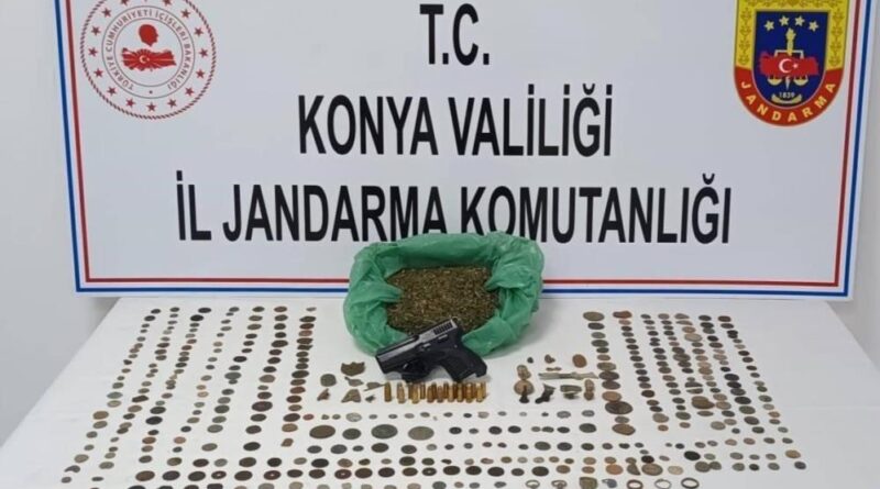 Konya'da jandarmadan tarihi eser operasyonu 1