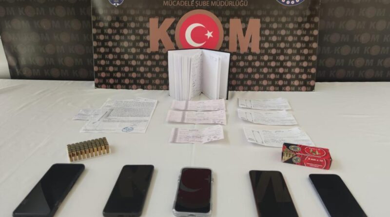 Kütahya'da tefecilik operasyonu, 6 şüpheli yakalandı 1