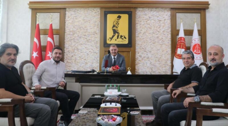 Mersin'de basın mensuplarından Başsavcı Öztoprak'a veda ziyareti 1