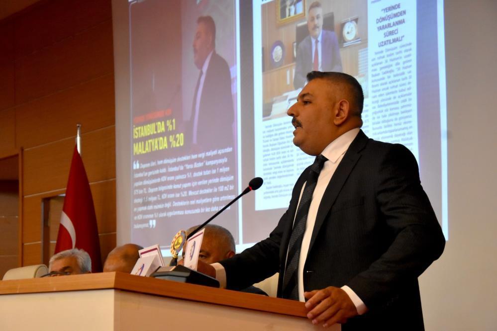Sadıkoğlu: “Bu şehir 16 ay imar bekledi, yerinde dönüşüm süresi uzatılmalıdır”