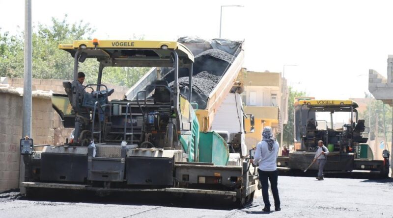 Suruç Tilal Caddesi sıcak asfalta kavuştu 1