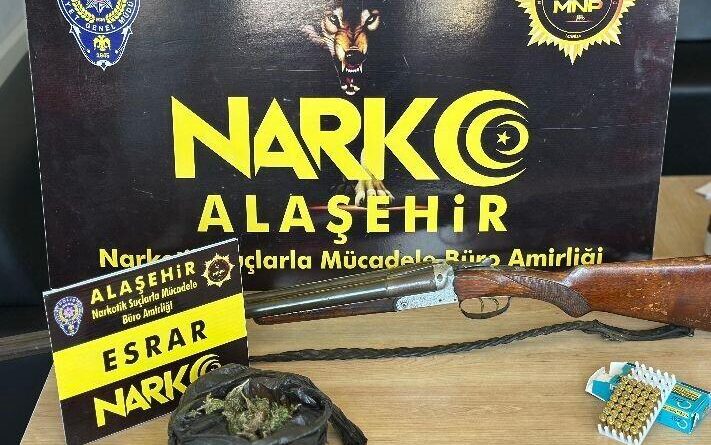 Alaşehir’de uyuşturucudan 1 tutuklama 1