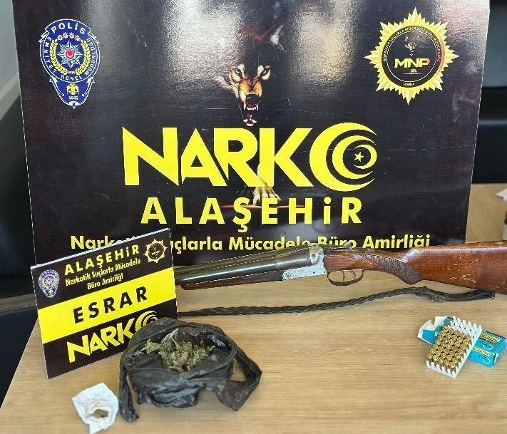 Alaşehir’de uyuşturucudan 1 tutuklama