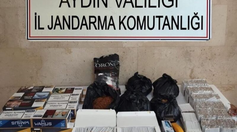Aydın'da 3 bin 500 bandrolsüz sigara ele geçirildi 1