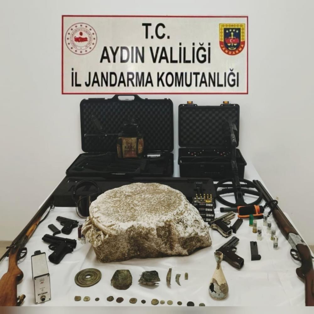 Aydın’da eş zamanlı tarihi eser operasyonu: 5 gözaltı