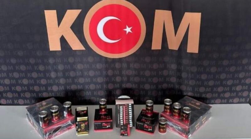 Aydın’da 263 adet kaçak gıda takviyesi ele geçirildi 1