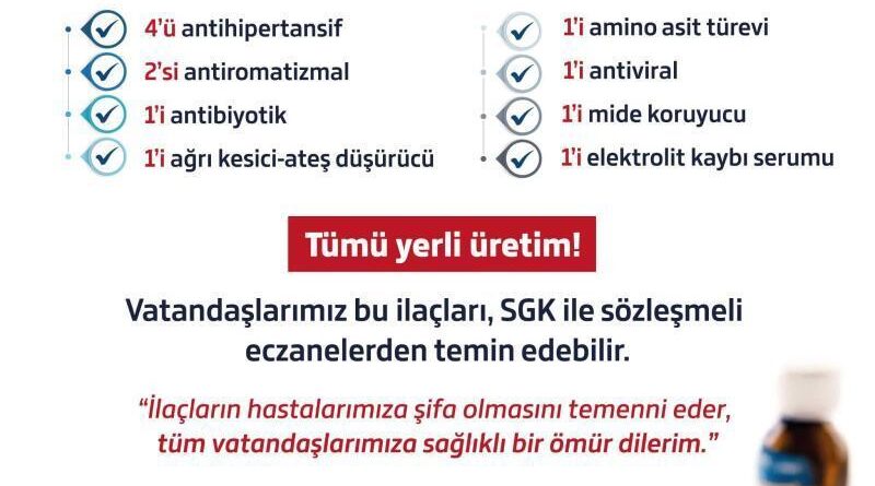 Bakan Işıkhan, 12 ilacın geri ödeme listesine alındığını duyurdu 1