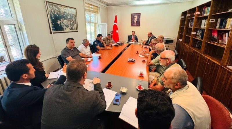 Başbağlar Şehitlerini Anma Programı için güvenlik toplantısı düzenlendi 1