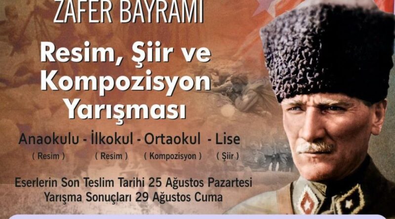Başkan Çerçioğlu'ndan 30 Ağustos temalı resim, şiir ve kompozisyon yarışması 1