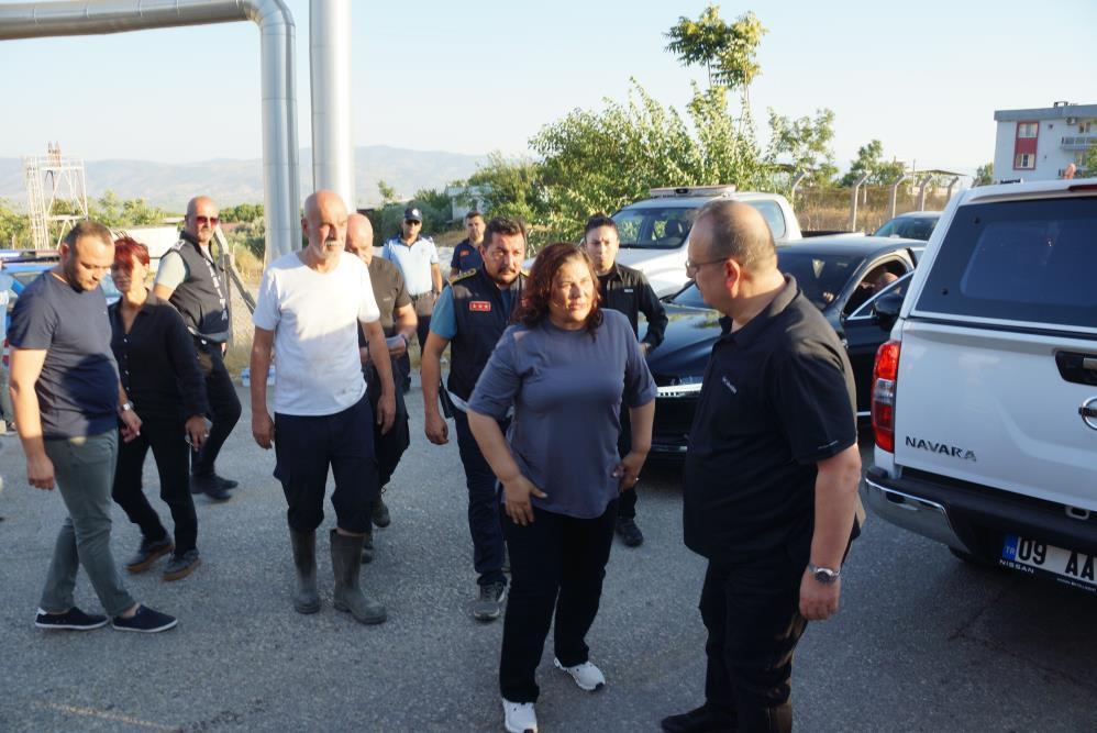 Başkan Çerçioğlu: “Tüm kurum ve kuruluşlarla birlikte yangını söndürmeye çalıştık”