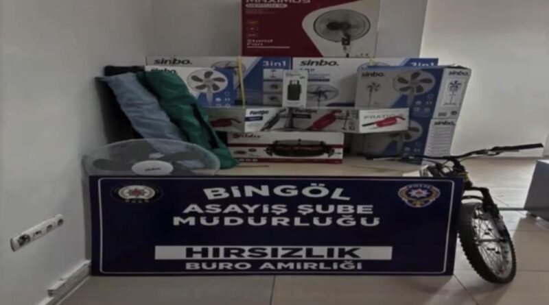 Bingöl’de çaldığı ürünleri internet üzerinden satan şüpheli tutuklandı 1