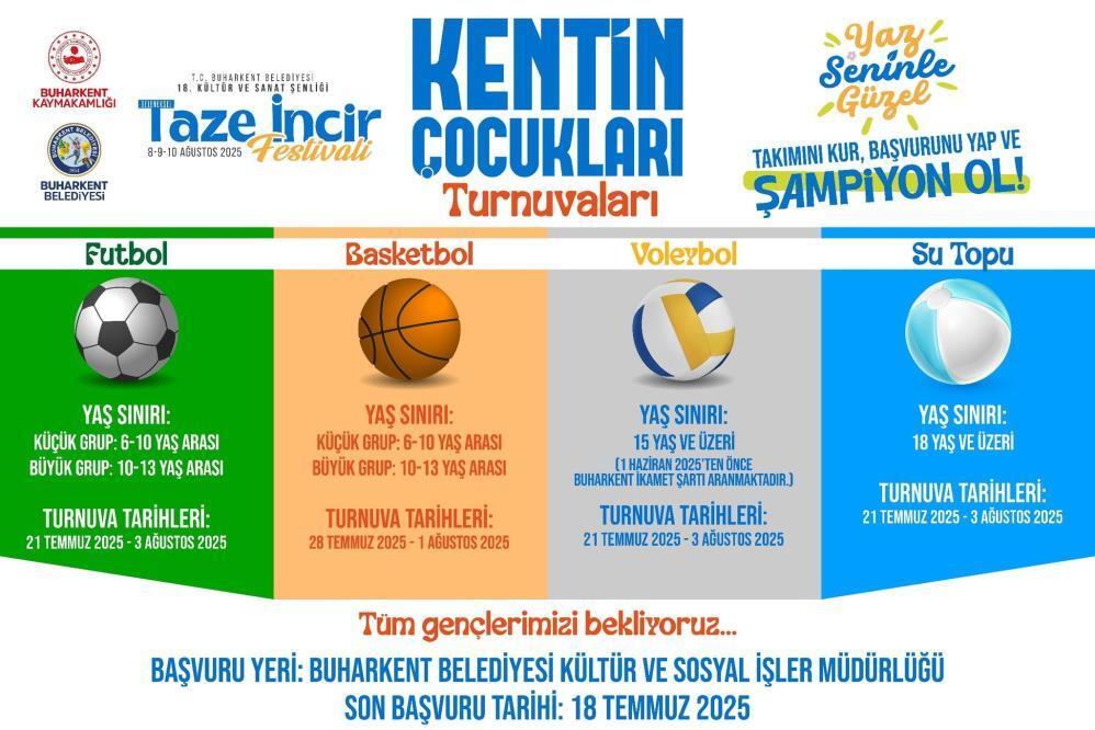 Buharkent’te Taze İncir Festivali sporla renklenecek