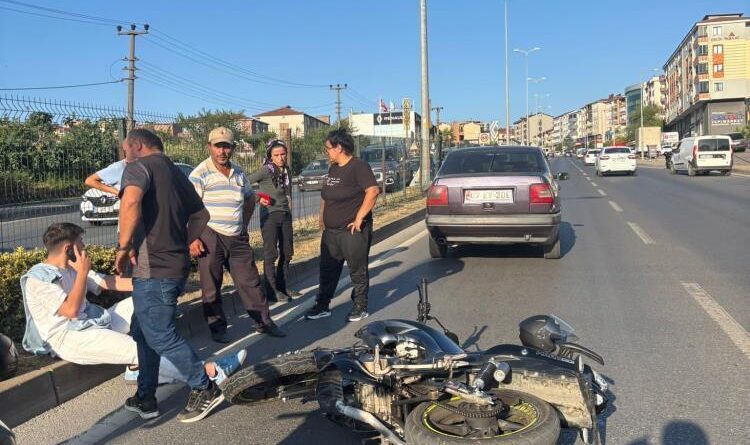 Ereğli’de motosiklet kazası: 1 yaralı 1