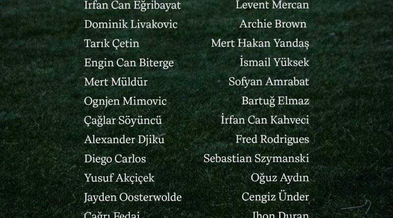 Fenerbahçe'nin Portekiz kampı kadrosu belli oldu 1
