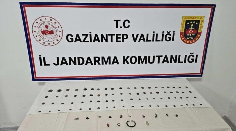 Gaziantep'te tarihi eser kaçakçılığı operasyonu: 1 gözaltı 1