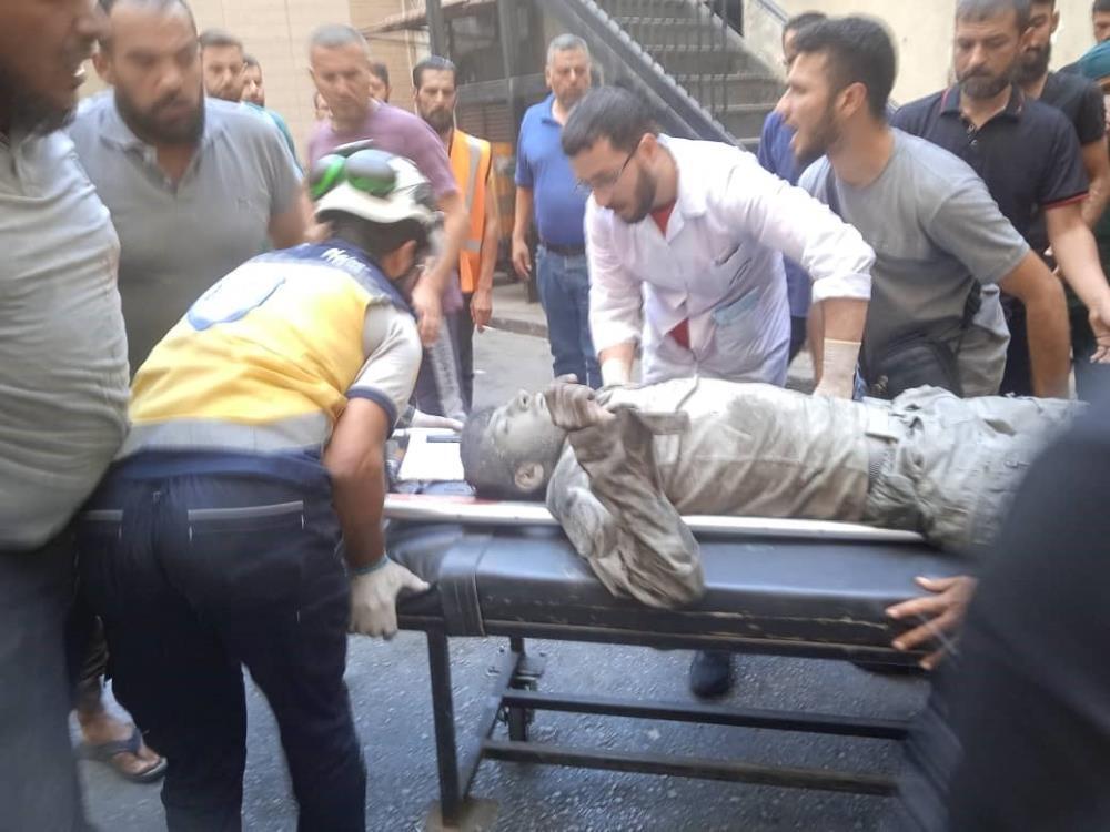 İsrail’in Şam’a düzenlediği saldırıda yaralılara müdahale anları ortaya çıktı