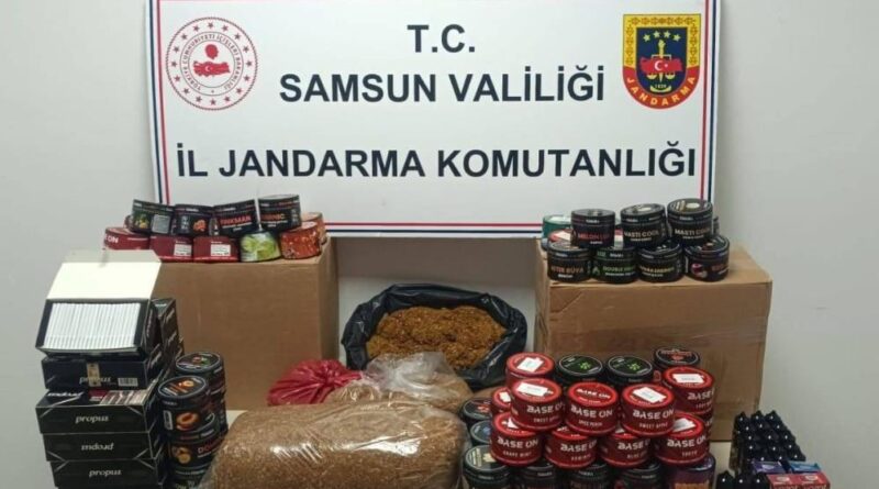Jandarma kaçak tütün mamulleri ele geçirdi 1