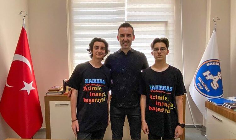 Kadir Has Ortaokulu’ndan Türkiye birinciliği gururu 1