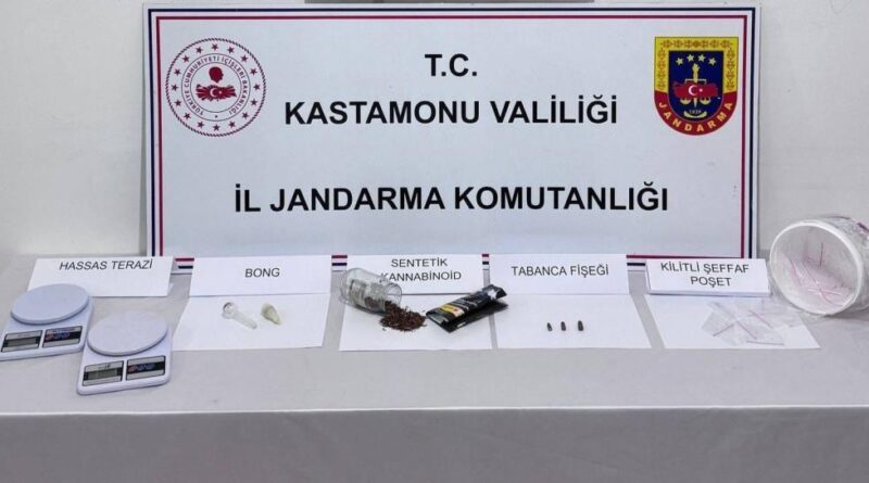 Kastamonu’da uyuşturucu operasyonu: 2 tutuklama 1