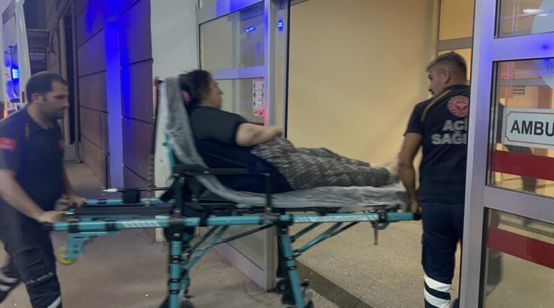 Kontrolden çıkan otomobil bariyere çarptı: 1 yaralı 1