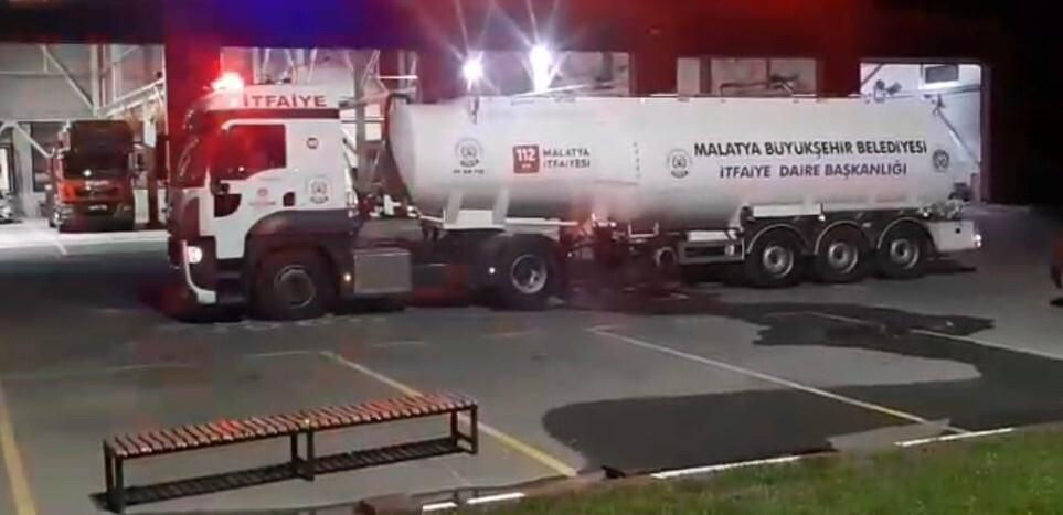 Malatya’dan Kahramanmaraş’taki orman yangınına destek