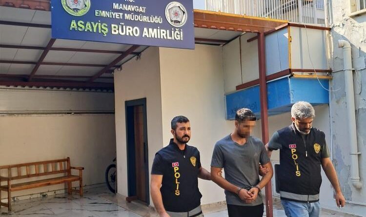 Manavgat'ta 12 yıl hapis cezası ile aranan şahıs yakalandı 1