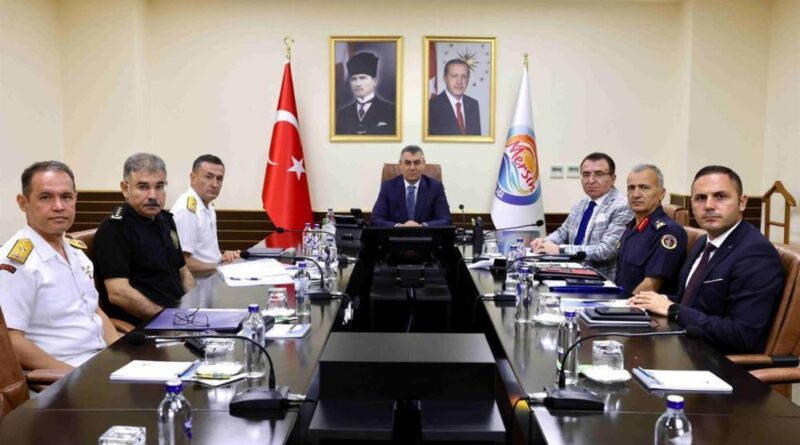 Mersin'de Güvenlik ve Asayiş Değerlendirme Toplantısı yapıldı 1