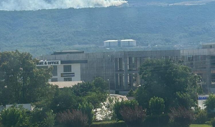 Muğla çöplüğünde yangın 1