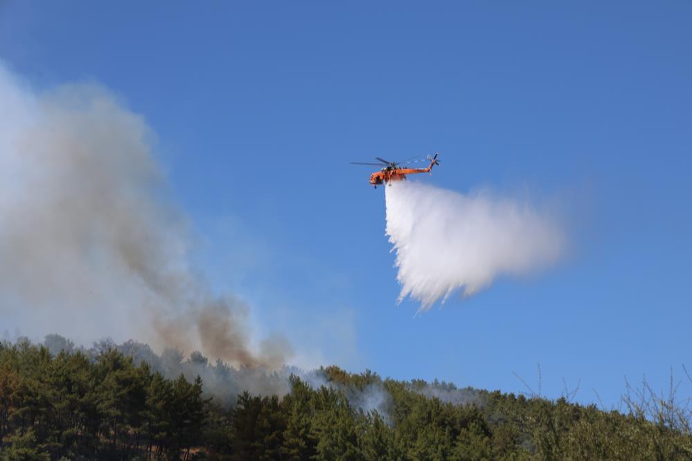 Muğla’daki orman yangını kısmen kontrol altına alındı