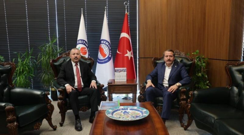 Rektör Kırışık’tan Memur-Sen Genel Başkanı'na ziyaret 1