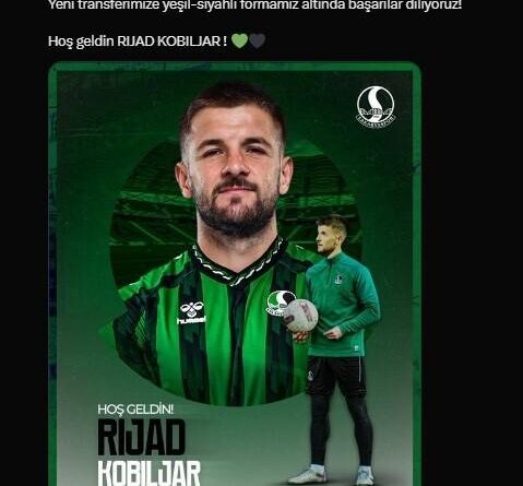 Sakaryaspor Rijad Kobiljar’u kadrosuna kattı 1