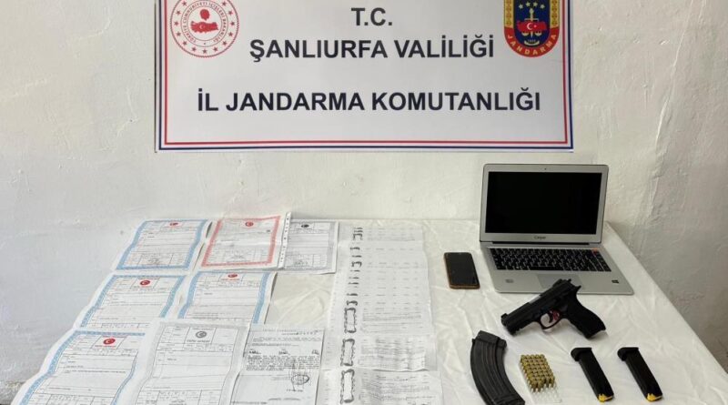 Şanlıurfa’da tefecilik operasyonu: 1 gözaltı 1